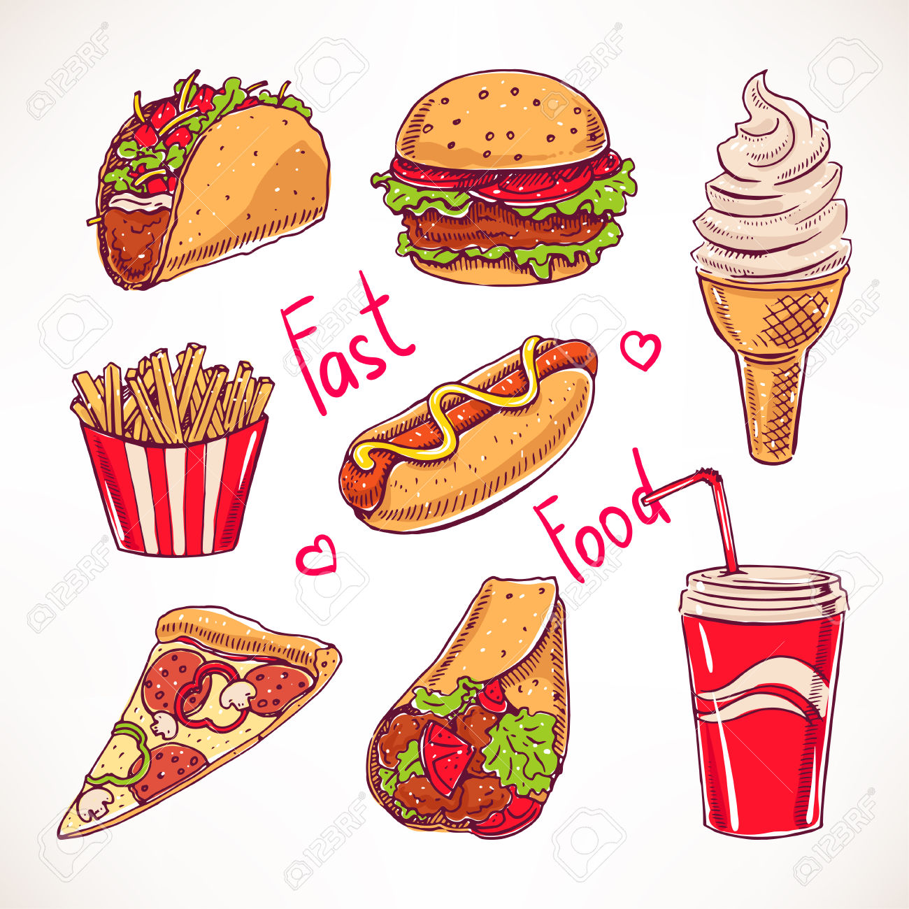 1300x1300 Pizza Clipart Hot Food