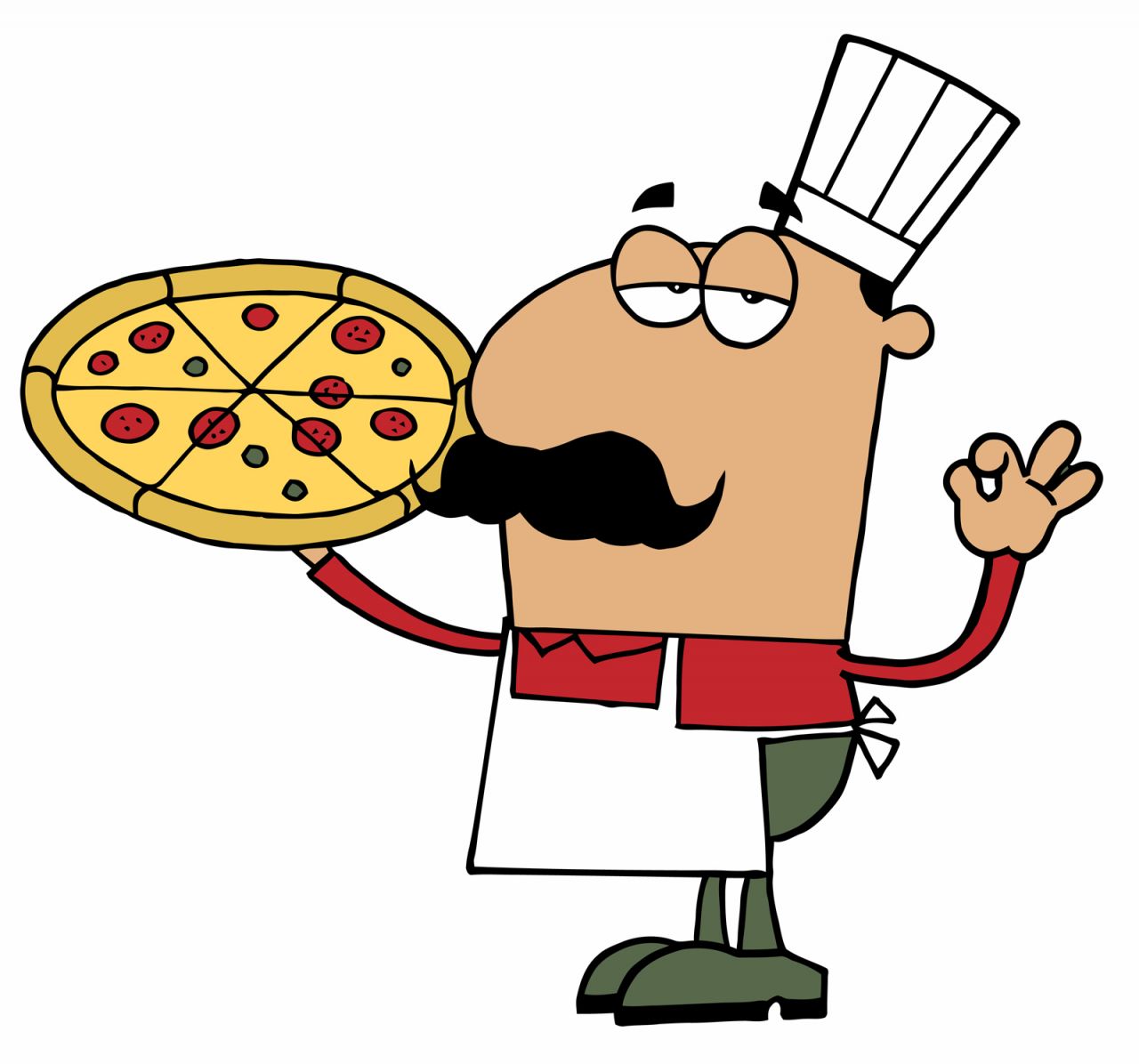 1280x1196 Funny Pizza Clipart