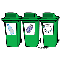 198x198 Recycling Bin Clipart