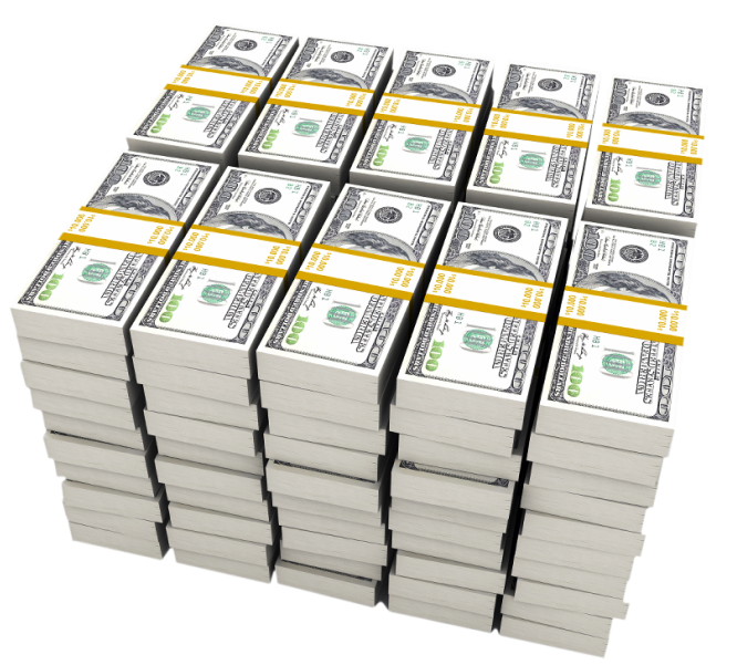 666x601 Stacks Of Money Clipart