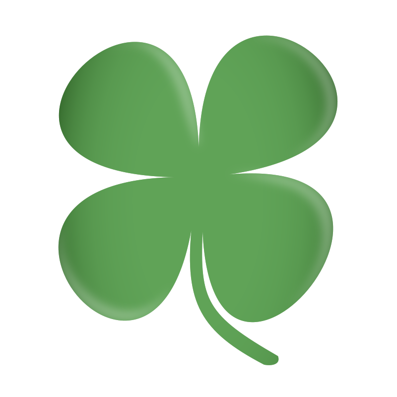 800x800 4 Leaf Clover Clipart Clipartfest 5