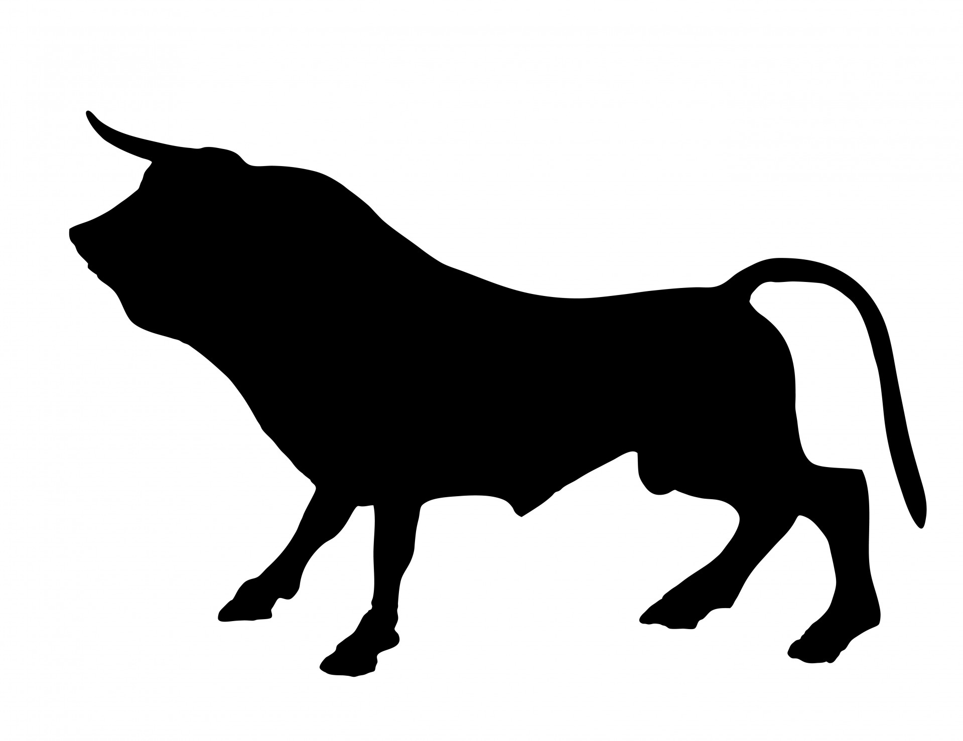 1919x1477 Bull Clipart Illustration