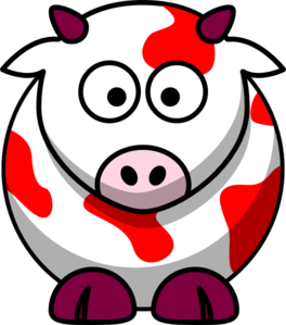 264x299 Red Cow Clip Art