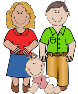 249x300 Smiling Family Clip Art