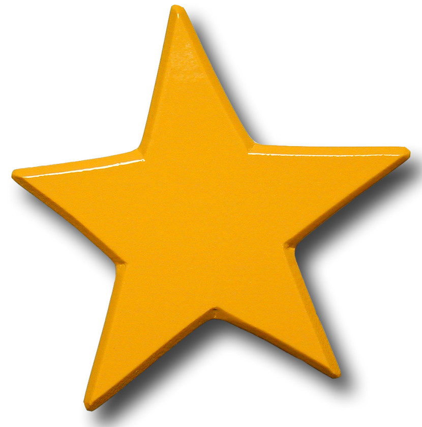 830x839 Gold Star Clipart