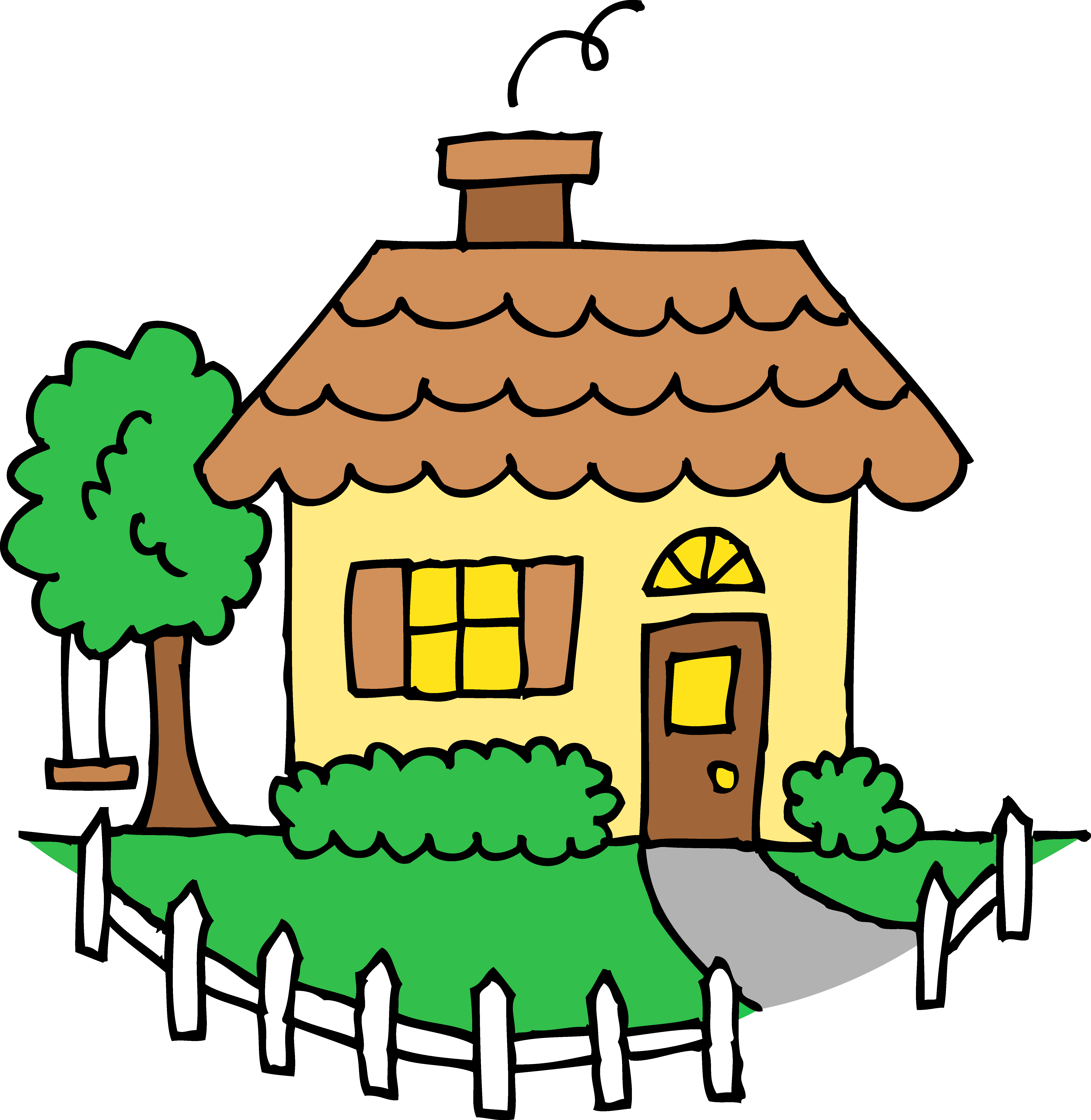 5765x5916 Clipart Of A House Many Interesting Cliparts