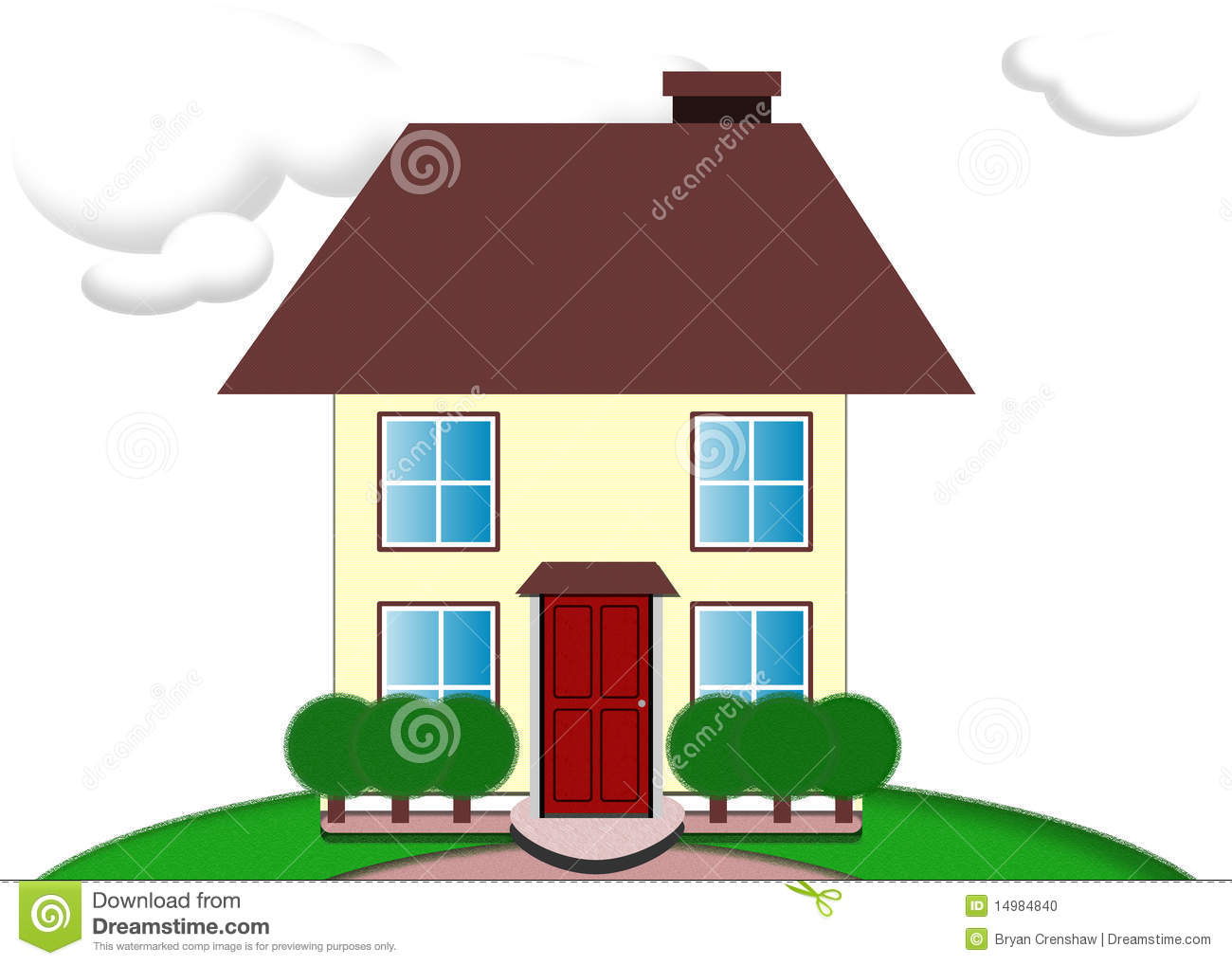 1300x1018 Cute House Clipart