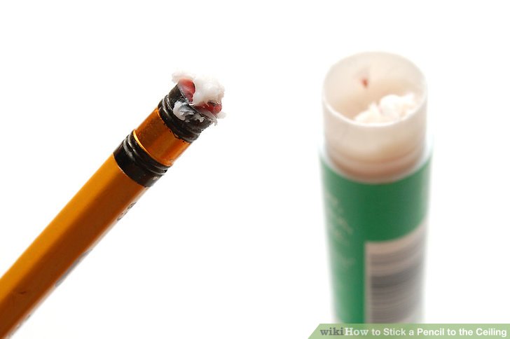 728x484 How To Stick A Pencil To The Ceiling 7 Steps (With Pictures)
