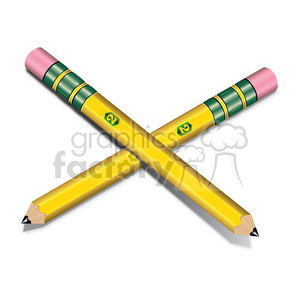 300x300 Royalty Free Clip Art Pencils 385569 Vector Clip Art Image