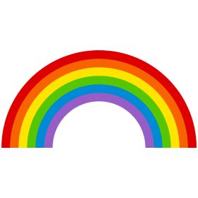 280x280 The Colors Of The Rainbow Clipart