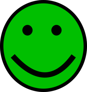 282x300 Green Smiley Face Clip Art