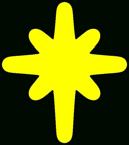 528x594 Shining Star Clip Art
