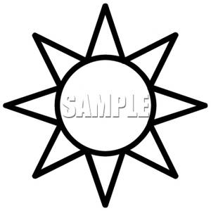 300x300 Sun Clipart Black And White Clipart Panda