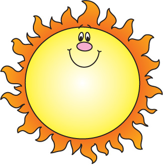 327x331 Sun Clipart Image Clip Art Illustration Of A Bright Yellow Sun