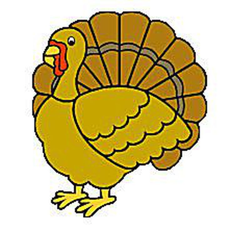 735x742 Clipart Of A Turkey 101 Clip Art