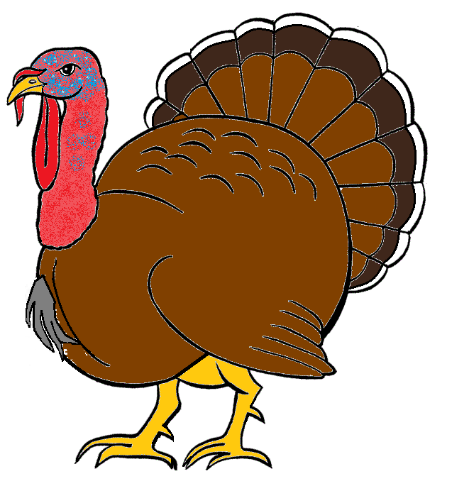 637x685 Parts Of A Turkey Clipart