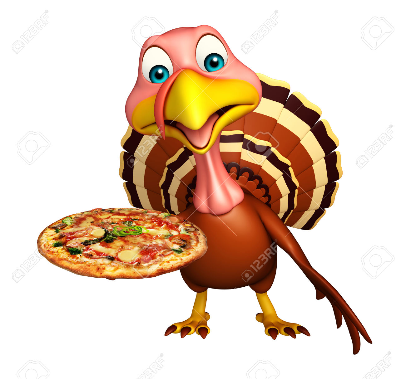 1300x1215 Turkey Clipart Pizza