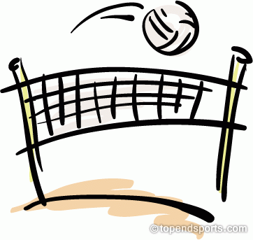 362x343 Clipart Beachvolleyball