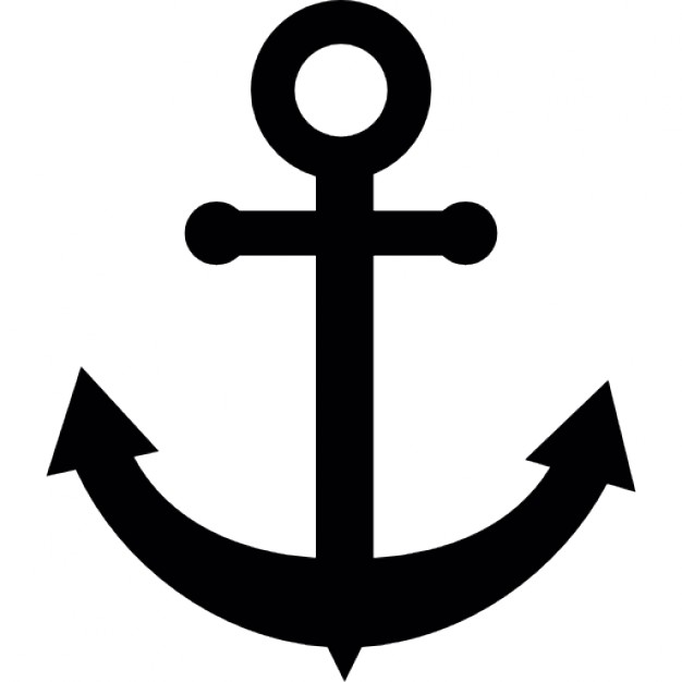 626x626 Anchor Black Shape Icons Free Download