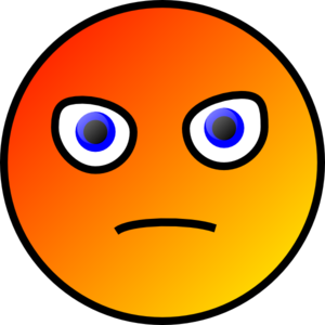 300x300 Angry Face Clipart