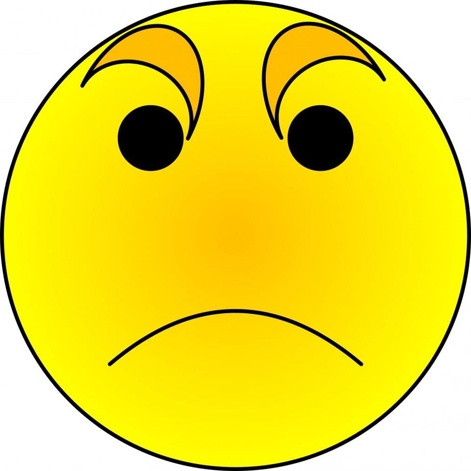 961x961 Expression Clipart Angry Face