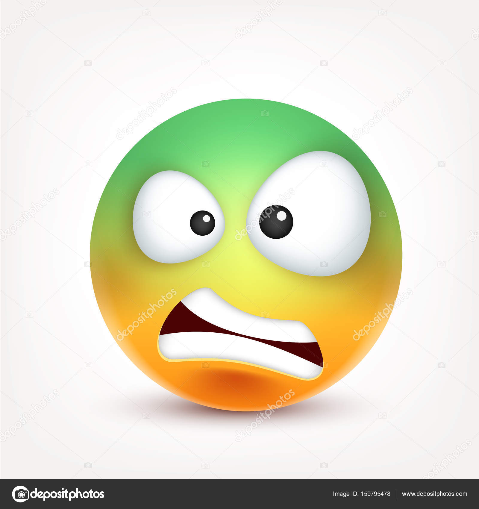 1600x1700 Smiley,emoticon. Yellow Face With Emotions. Facial Expression. 3d