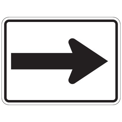 400x400 Directional Traffic Signs