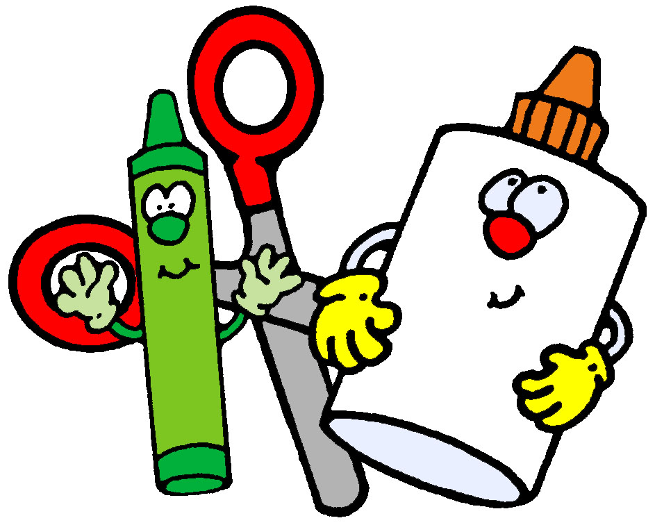 943x756 Art Supplies Clipart