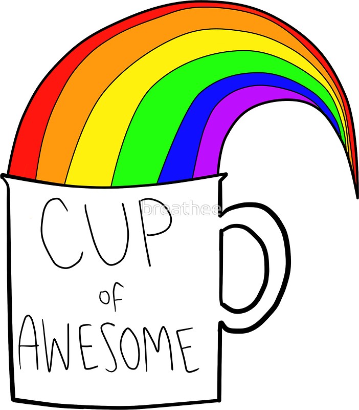 702x800 New Cup Of Awesome Stickers By Breathee Redbubble