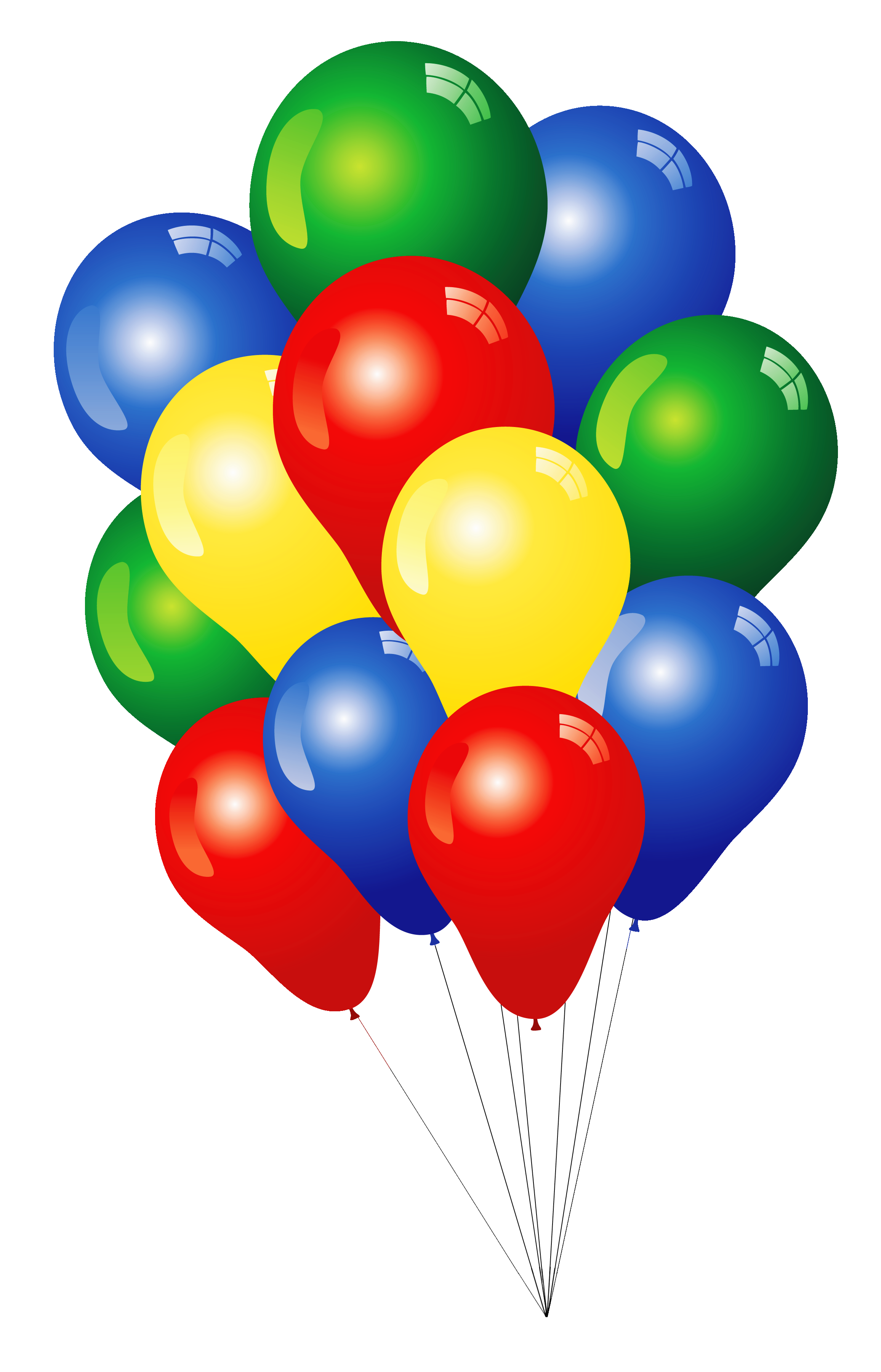 2312x3602 Ballons Clipart
