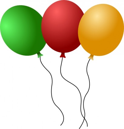 409x425 Ballons Clipart