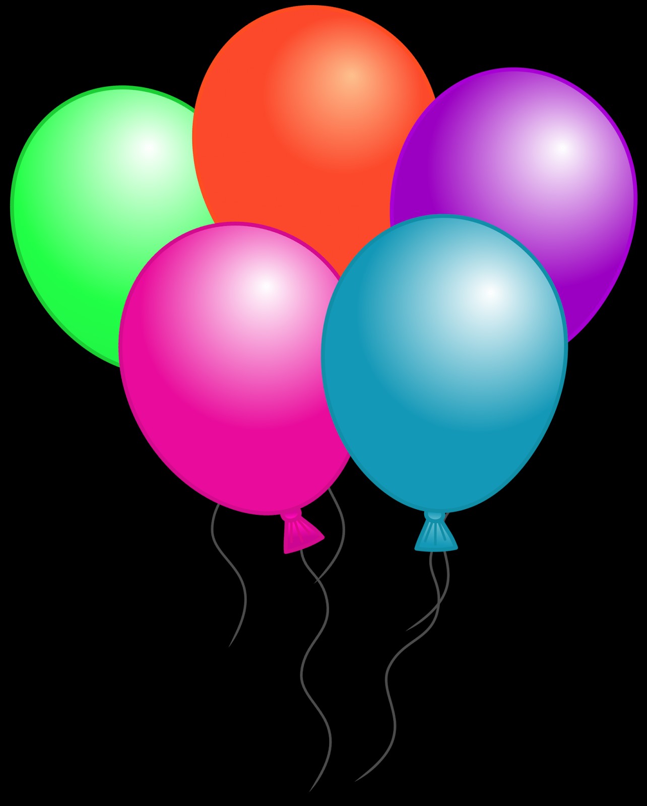 1284x1600 Ballons Clip Art