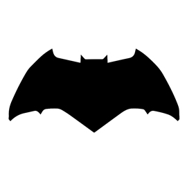 270x270 Batman Symbol Stencil 03 Free Stencil Gallery
