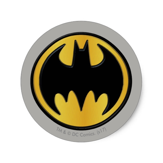 540x540 Custom Batman Symbol Stickers Zazzle.ca