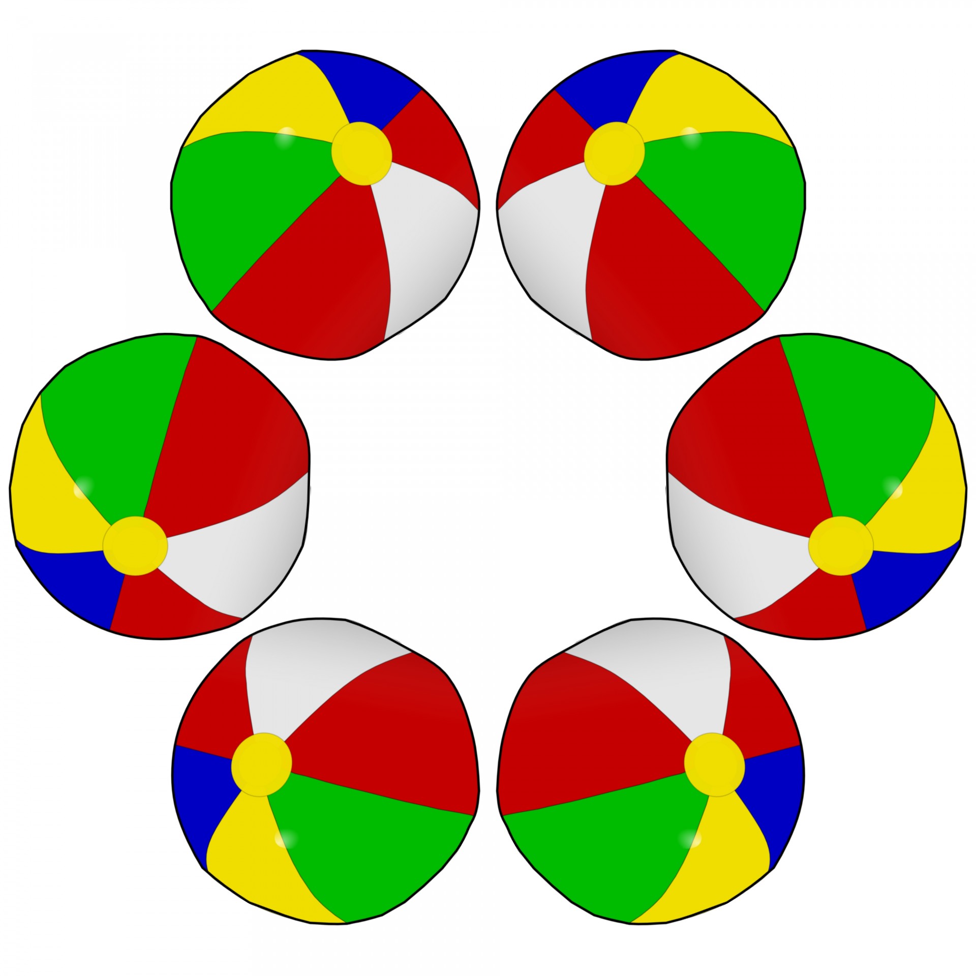 6 balls. Six balls. Шесть цветных братьев. Разрезная математическая картинка мячик. Six balls picture for Kids.