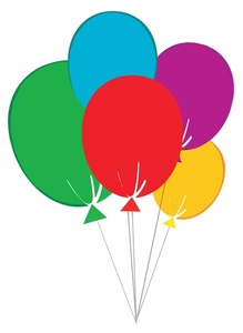 219x300 Free Ballons Clip Art Image