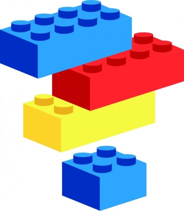 370x425 Building Blocks Clip Art