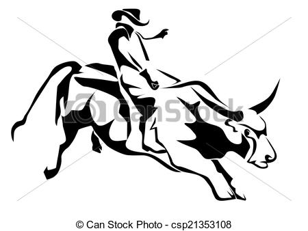 450x338 Bulls Clipart Graphic