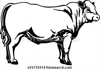 350x251 Black Agus Bull Clipart