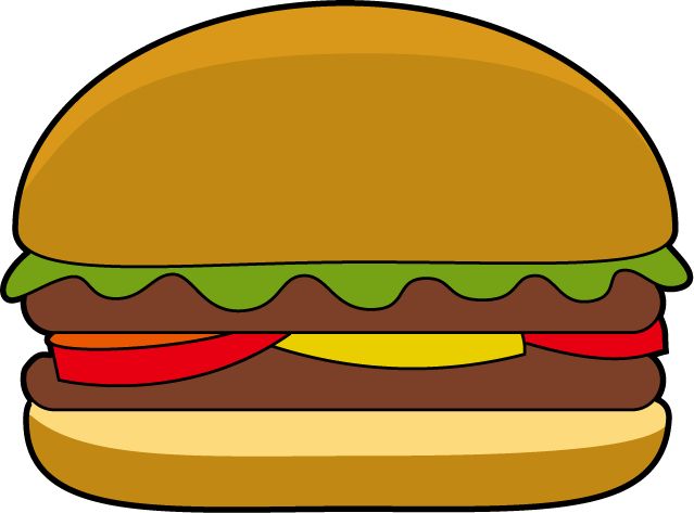 Images Of Burgers Clipart