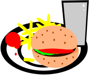 299x252 Burger And Fries Clip Art
