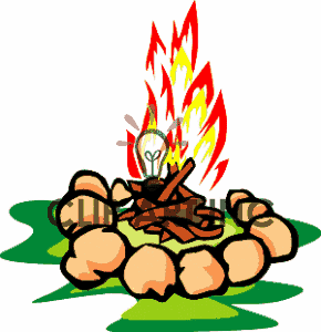 290x300 Camp Fire Clipart Winter Camping