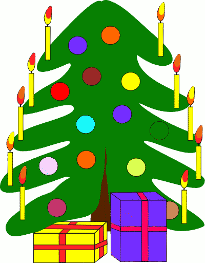400x512 Free Christmas Candles Clipart