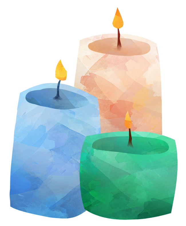650x787 Watercolor Candles Clipart By Digitalartsi