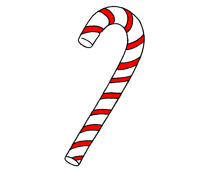 718x587 Candy Cane Clipart December