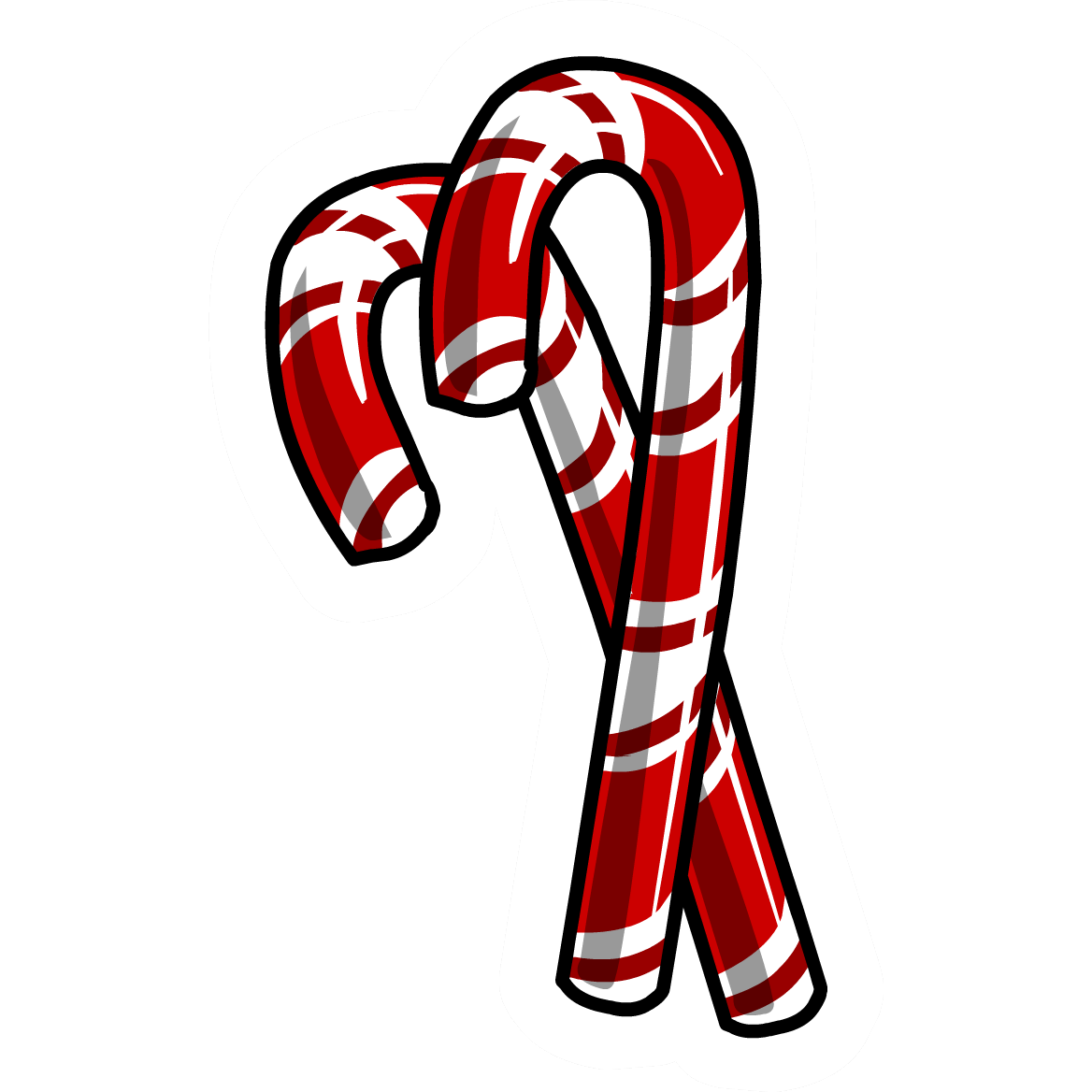 1168x1168 Candy Cane Duo Pin Club Penguin Wiki Fandom Powered By Wikia