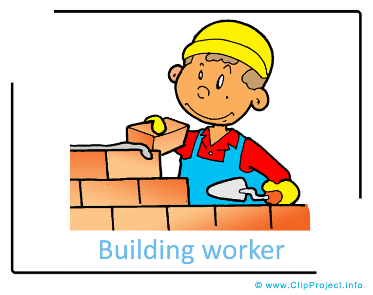 765x604 Building Worker Clipart Image