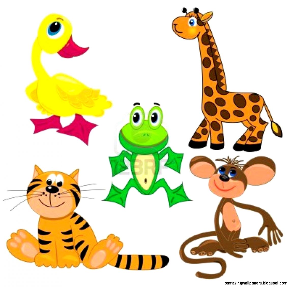 1140x1128 Cartoon Zoo Animals Clipart