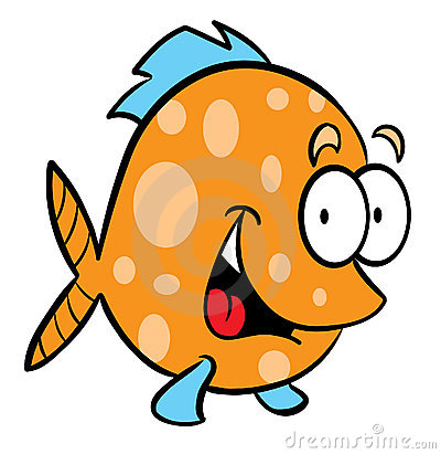 400x411 Fish Cartoon Images Fish Cartoon Illustration Royalty Free Stock