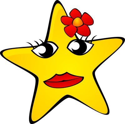 400x397 Star Clipart Cartoon
